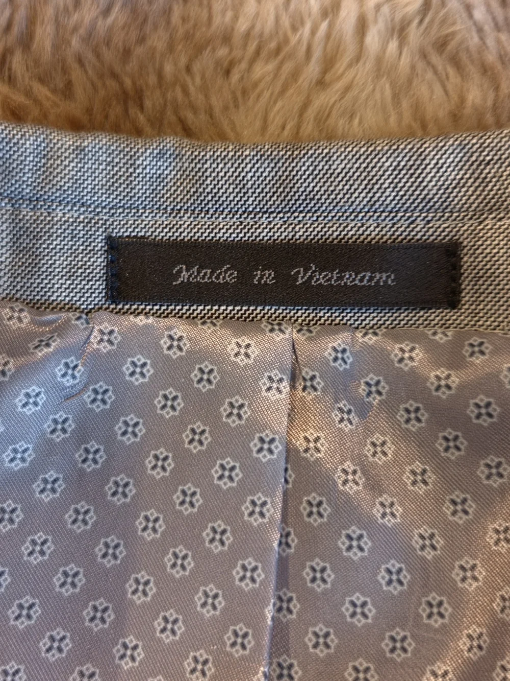 Chaps Men's Light Gray Two-Button Blazer Sport Coat Size 44R